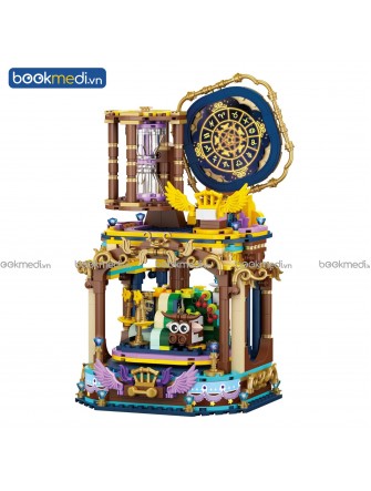 Đồ Chơi Lắp Ráp Mô Hình Đồng Hồ Cát Cung Hoàng Đạo (Zodiac Hourglass) Hãng Loz